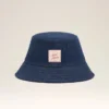 Blue Denim Cotton Ami Paris Heritage Patch Hat Blue Denim Cotton Ami Paris Heritage Patch Hat
