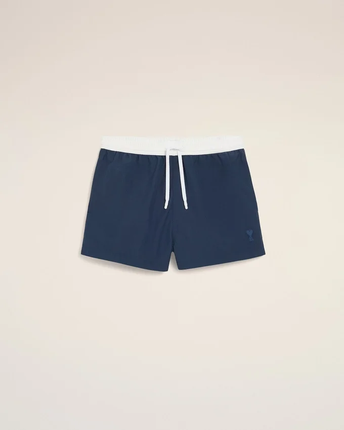 Blue Nylon Short Swimsuit Blue Nylon Short Swimsuit