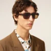 Brown Acetate 75006 Sunglasses