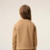 Brown Cotton Ami De Coeur Crewneck Sweatshirt