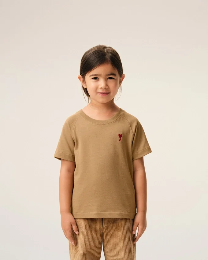 Brown Cotton Ami De Coeur T-Shirt Brown Cotton Ami De Coeur T-Shirt