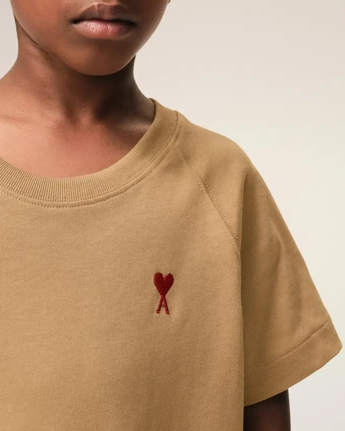 Brown Cotton Ami De Coeur T-Shirt Brown Cotton Ami De Coeur T-Shirt