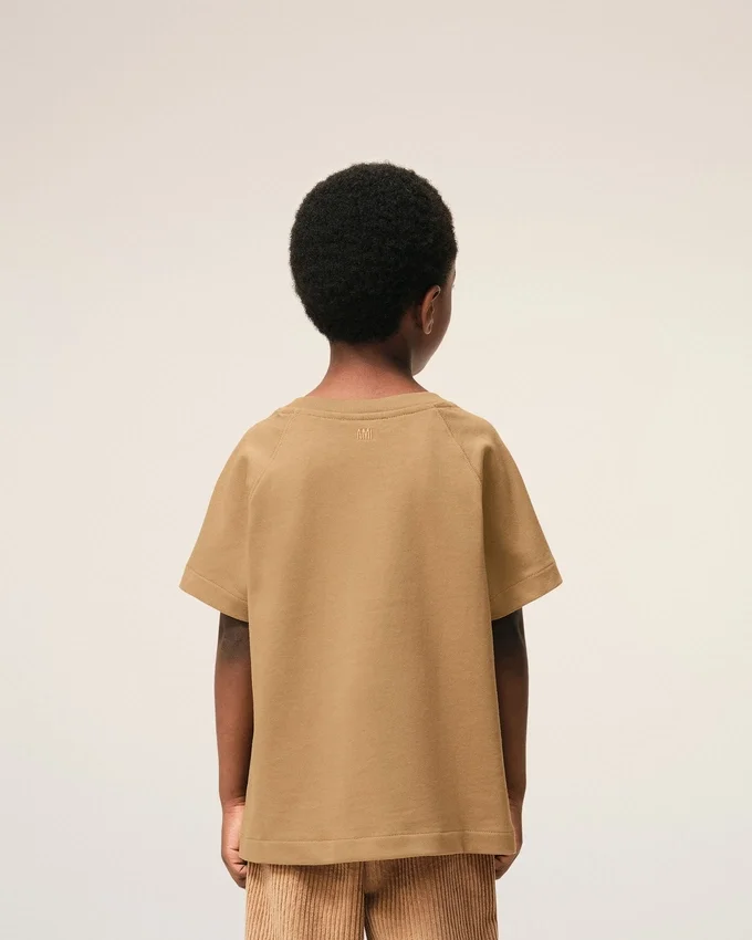 Brown Cotton Ami De Coeur T-Shirt Brown Cotton Ami De Coeur T-Shirt