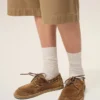 Brown Cow Leather Boat Shoes