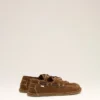 Brown Cow Leather Boat Shoes