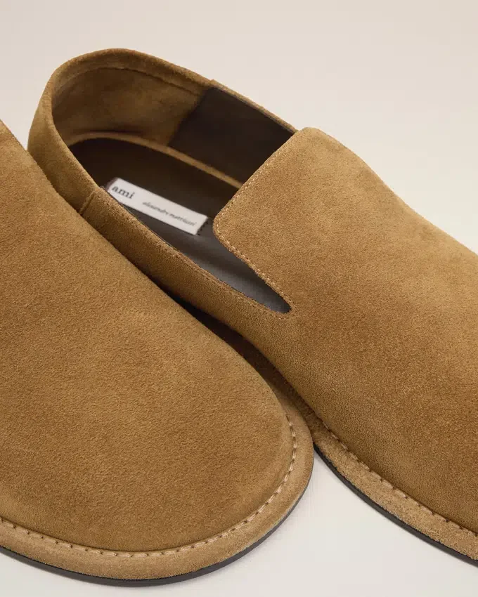 Brown Cow Leather Midi Slippers Brown Cow Leather Midi Slippers