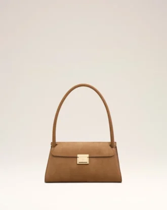Brown Cow Leather Small Mimi Bag