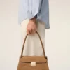 Brown Cow Leather Small Mimi Bag