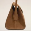 Brown Cow Leather Small Mimi Bag