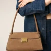 Brown Cow Leather Small Mimi Bag