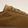Brown Cow Leather Soft Sneakers