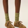 Brown Cow Leather Soft Sneakers