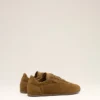 Brown Cow Leather Soft Sneakers