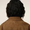 Brown Leather Overshirt
