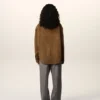 Brown Leather Overshirt