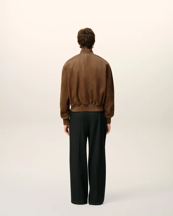 Brown Leather Zipped Jacket Brown Leather Zipped Jacket