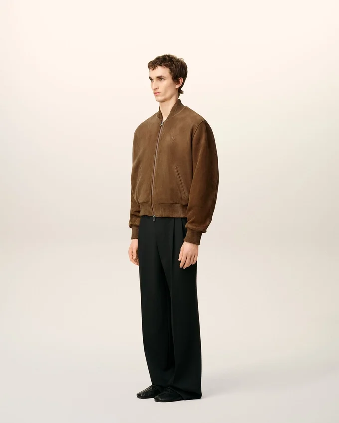 Brown Leather Zipped Jacket Brown Leather Zipped Jacket