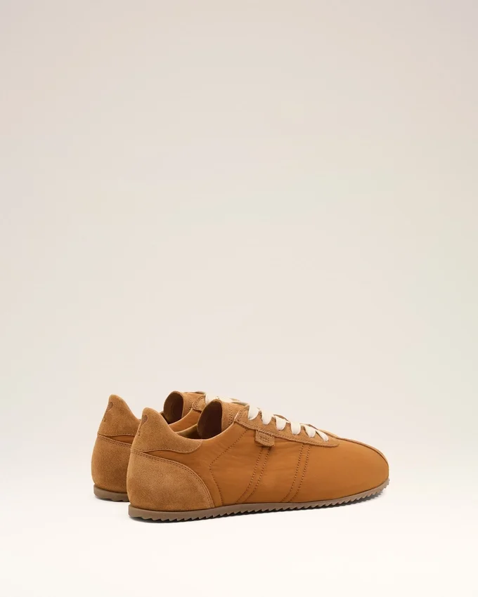 Brown Nylon Soft Sneakers Brown Nylon Soft Sneakers