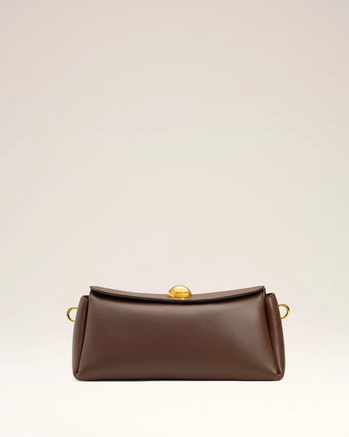 Brown Smooth Leather Carrousel Bag Brown Smooth Leather Carrousel Bag