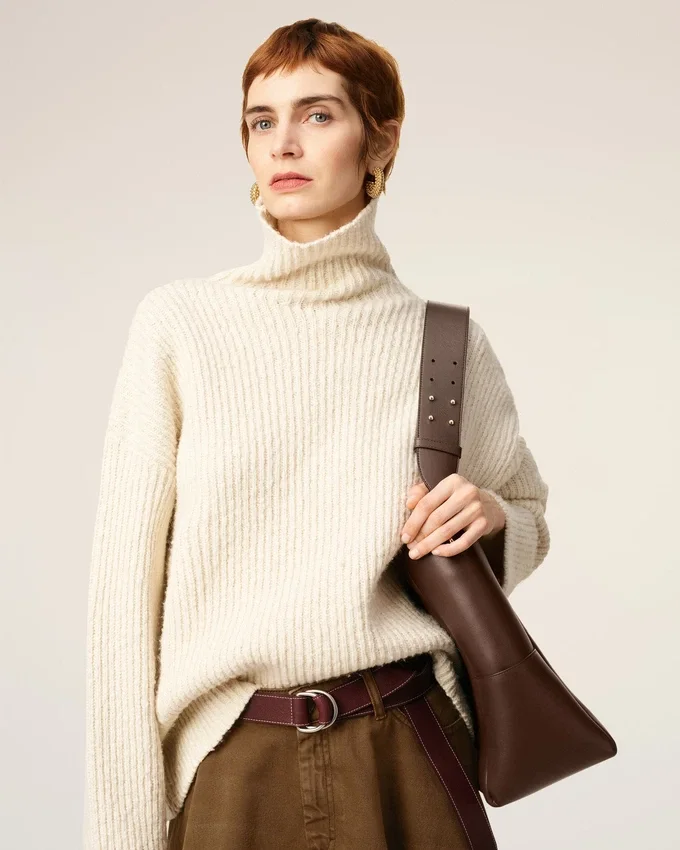 Brown Smooth Leather Carrousel Bucket Bag Brown Smooth Leather Carrousel Bucket Bag