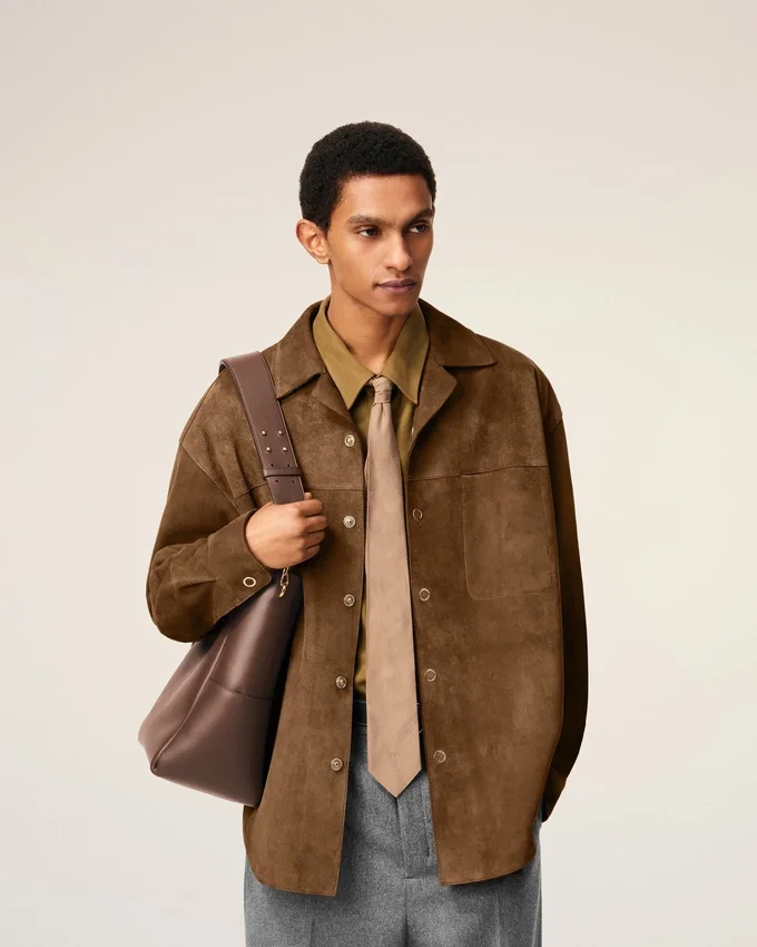 Brown Smooth Leather Carrousel Bucket Bag Brown Smooth Leather Carrousel Bucket Bag