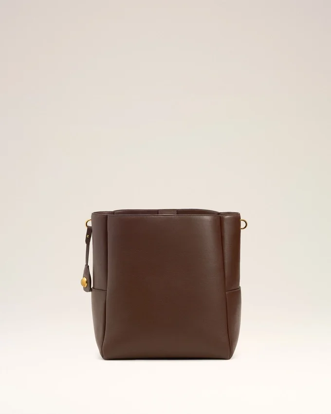 Brown Smooth Leather Carrousel Bucket Bag Brown Smooth Leather Carrousel Bucket Bag
