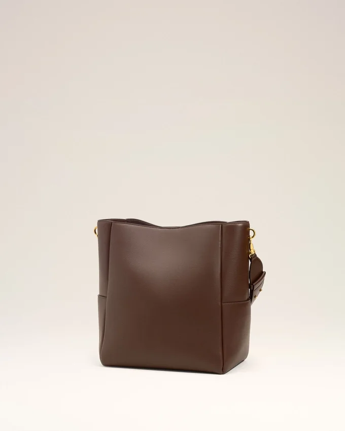 Brown Smooth Leather Carrousel Bucket Bag Brown Smooth Leather Carrousel Bucket Bag
