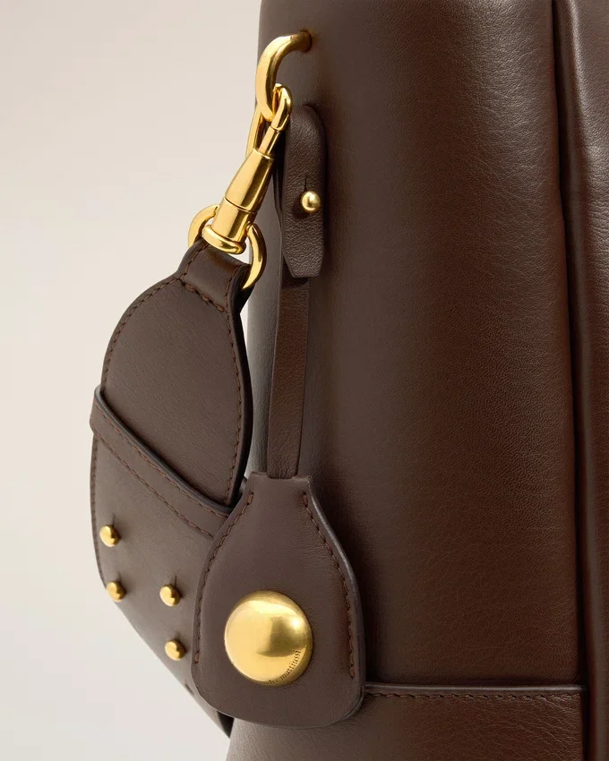 Brown Smooth Leather Carrousel Bucket Bag Brown Smooth Leather Carrousel Bucket Bag