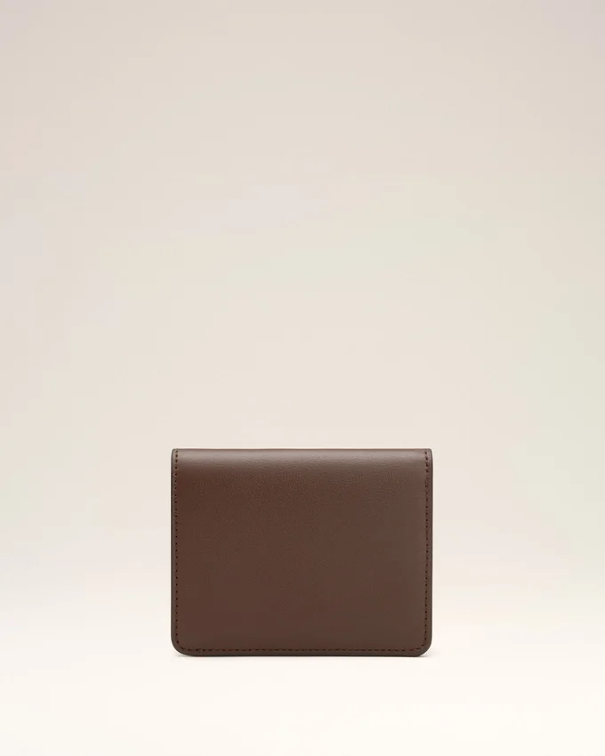Brown Smooth Leather Carrousel Folded Wallet Brown Smooth Leather Carrousel Folded Wallet