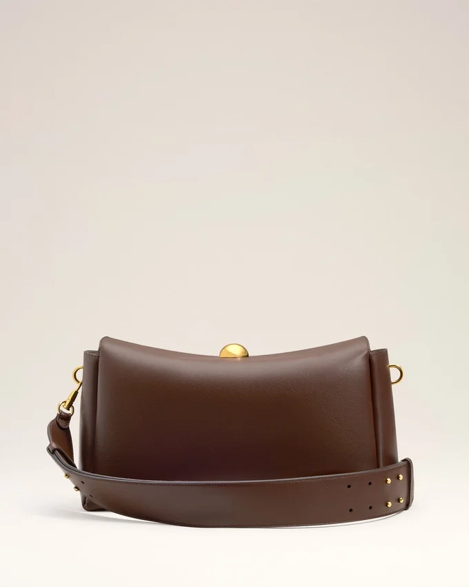Brown Smooth Leather Carrousel Medium Bag Brown Smooth Leather Carrousel Medium Bag