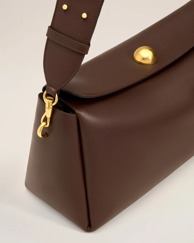 Brown Smooth Leather Carrousel Medium Bag Brown Smooth Leather Carrousel Medium Bag