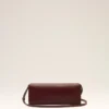 Burgundy Smooth Leather Mimi Pouch