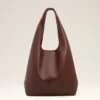 Burgundy Supple Leather Etienne Hobo Bag