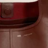 Burgundy Supple Leather Etienne Hobo Bag