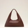 Burgundy Supple Leather Etienne Shoulder Bag