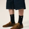 Cotton Three Pack Black Ami De Coeur Socks