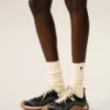 Cotton Three Pack Black Ami De Coeur Socks
