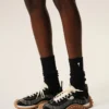 Cotton Three Pack Black Ami De Coeur Socks