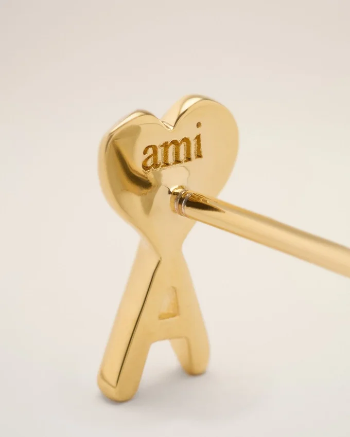 Gold Brass Ami De Coeur Hammered Earrings Gold Brass Ami De Coeur Hammered Earrings
