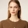 Gold Brass Ami De Coeur Pendant Necklace