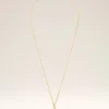 Gold Brass Hammered “5” Pendant Necklace Gold Brass Hammered “5” Pendant Necklace