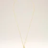 Gold Brass Hammered “7” Pendant Necklace Gold Brass Hammered “7” Pendant Necklace