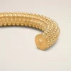 Gold  Brass Pearl Bracelet