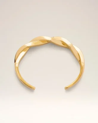 Gold Brass Tresse Bracelet