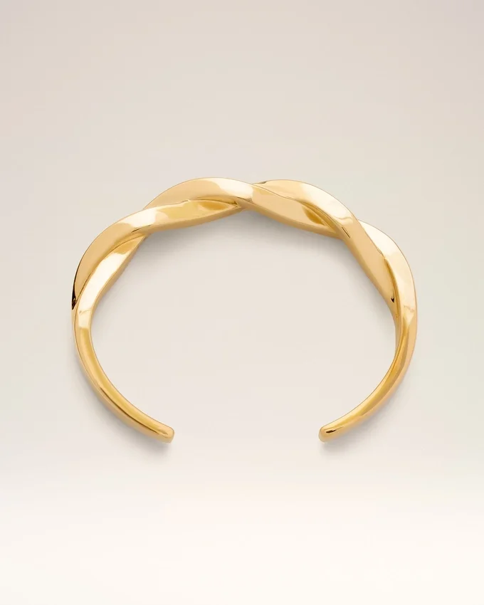 Gold Brass Tresse Bracelet Gold Brass Tresse Bracelet
