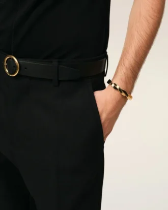 Gold Brass Tresse Bracelet