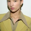 Gold Brass Tresse Hoops