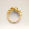 Gold Brass Tresse Ring