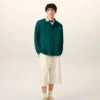 Green Cotton Ami De Coeur Polo