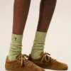 Green Cotton Ami De Coeur Socks
